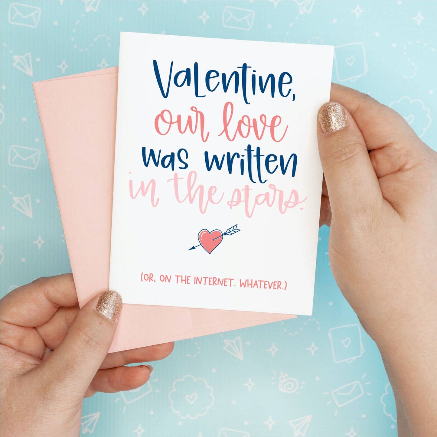 Valentine's Day - Written in the Stars Funny Greeting Card Colette Paperie Valentine's Day Card stationery funny humorous cincinnati