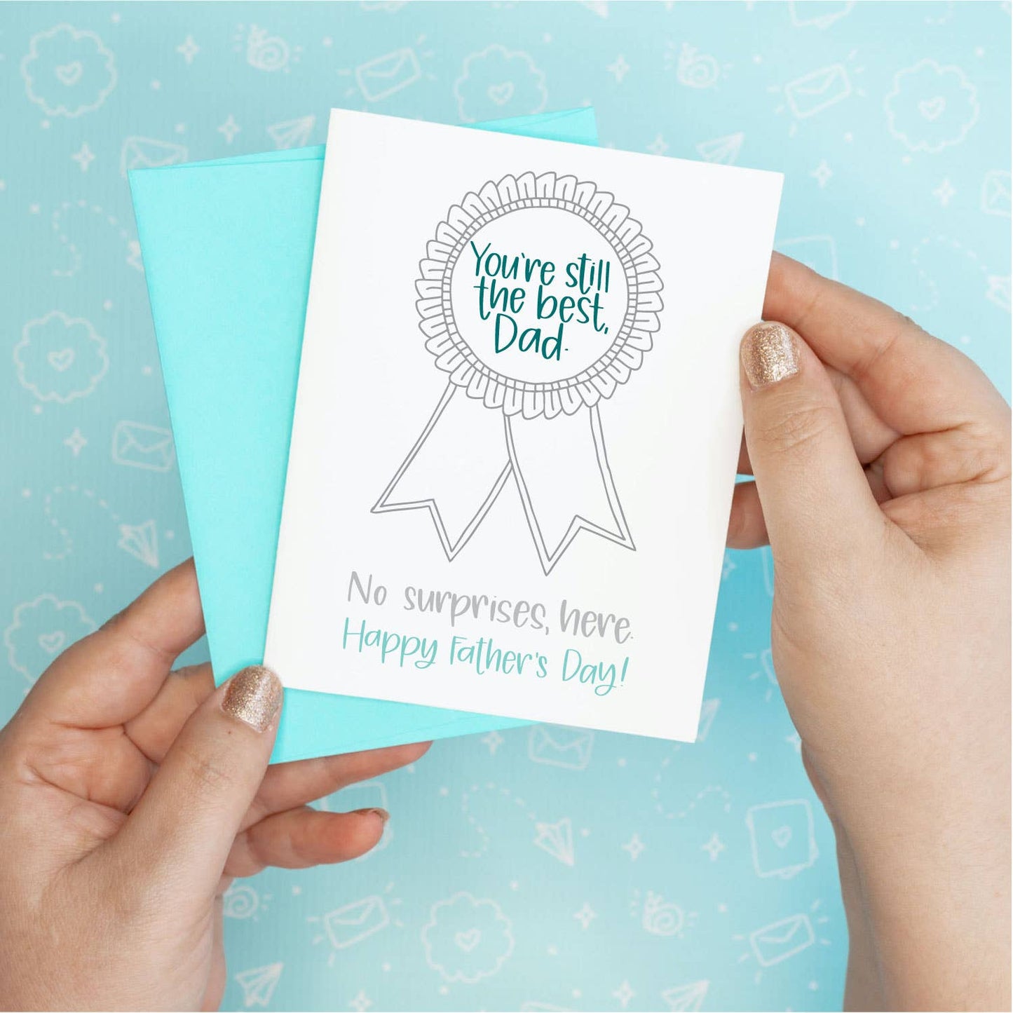 Father's Day Card - Still the Best Colette Paperie Father's Day Card stationery funny humorous cincinnati paper goods stickers snarky novelty cheeky witty sarcastic lighthearted silly hand lettered