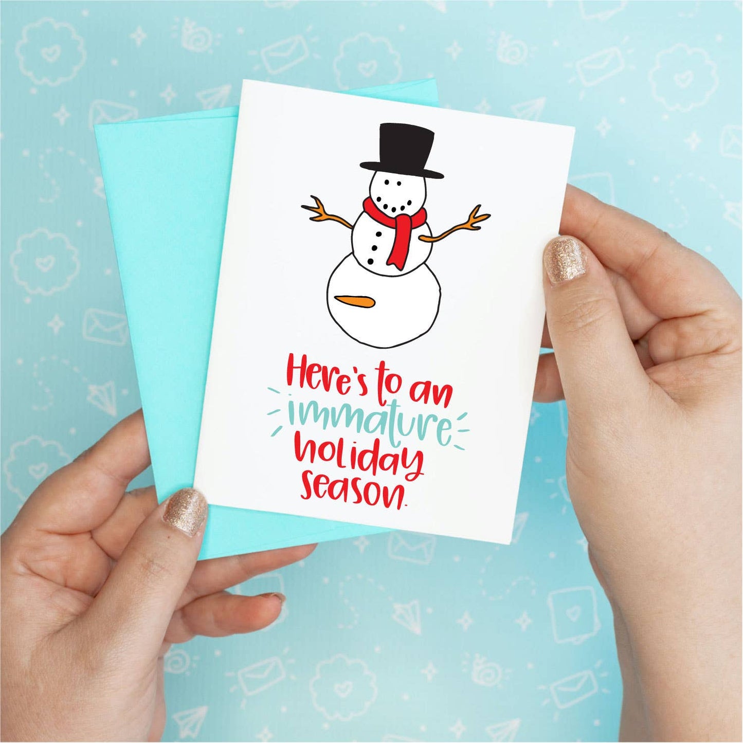 Holiday Christmas - Immature Snowman