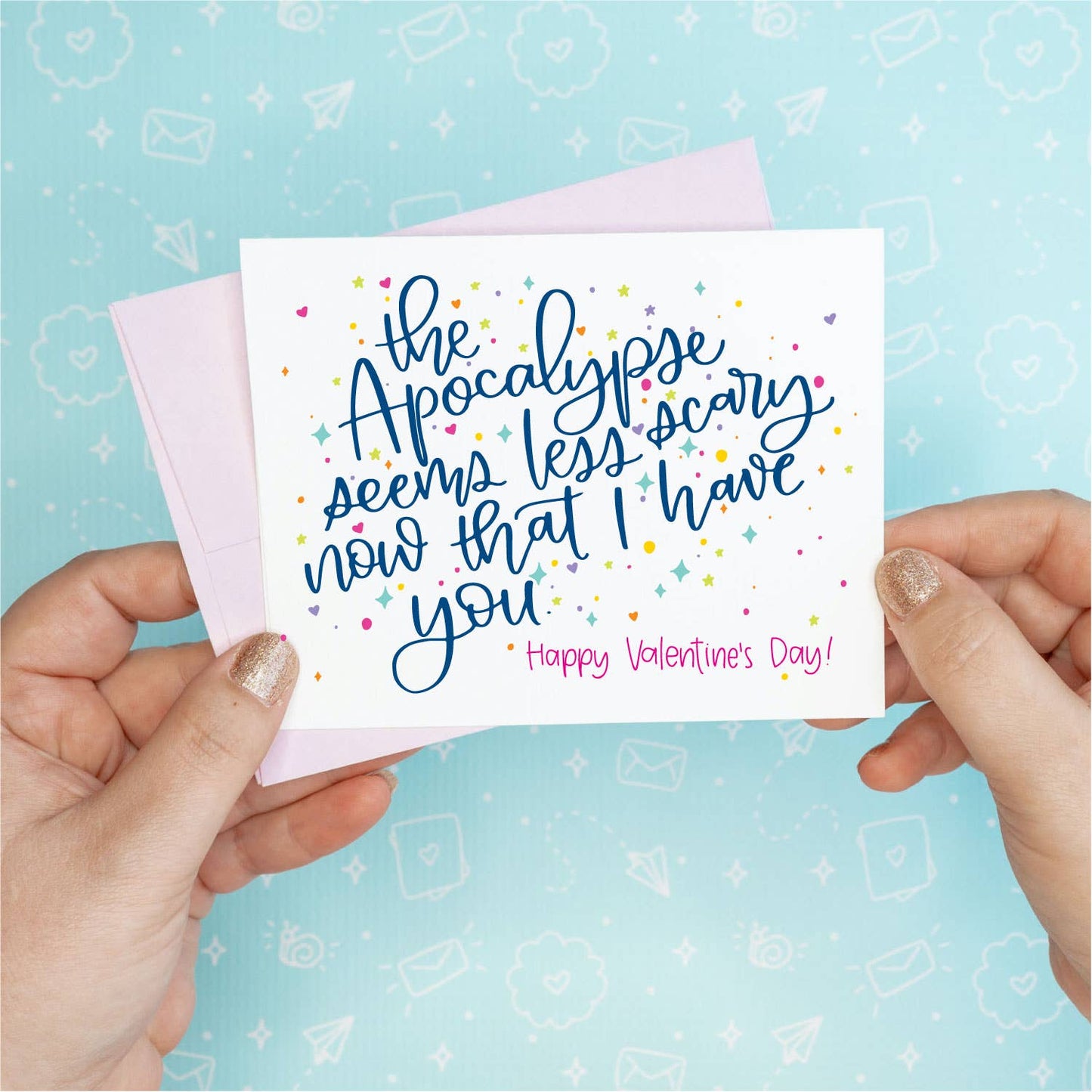 Valentine's Day - Apocalypse Funny Greeting Card Colette Paperie Valentine's Day Card stationery funny humorous cincinnati