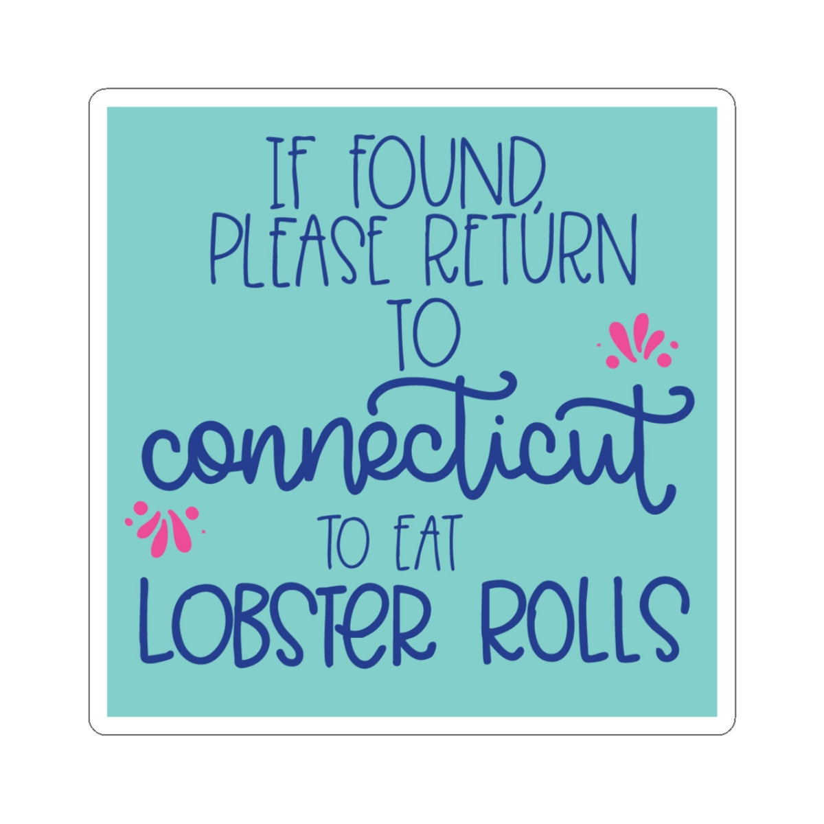 Connecticut Lobster Rolls Sticker