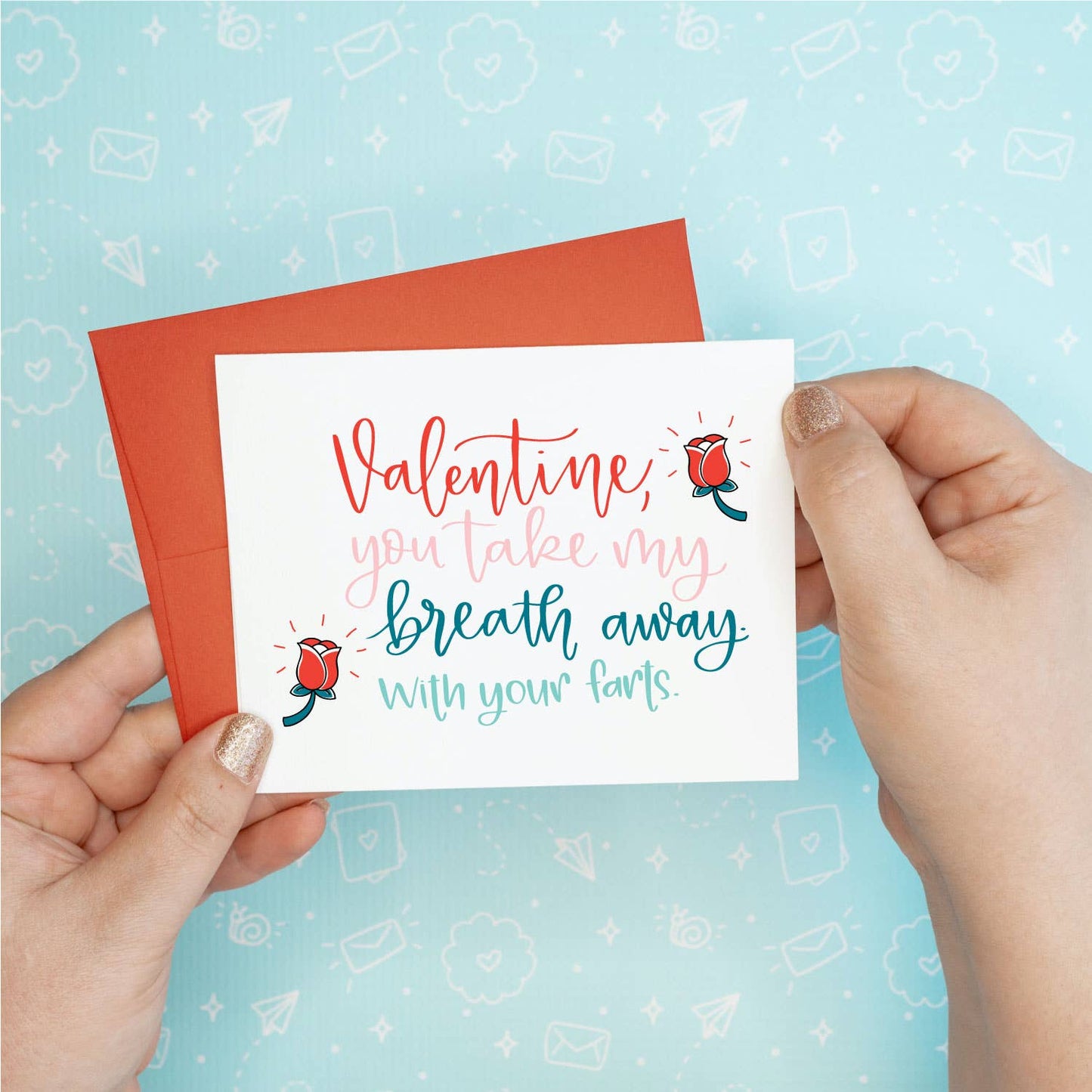 Valentine's Day - Take Breath Away Funny Greeting Card Colette Paperie Valentine's Day Card stationery funny humorous cincinnati