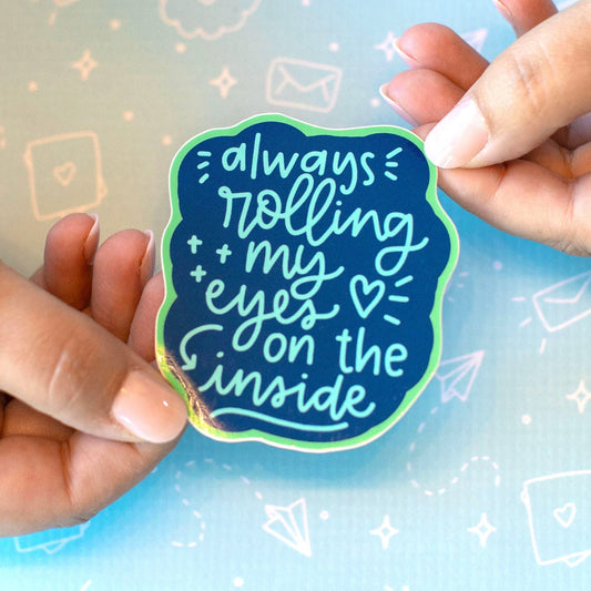 Rolling Eyes Sticker