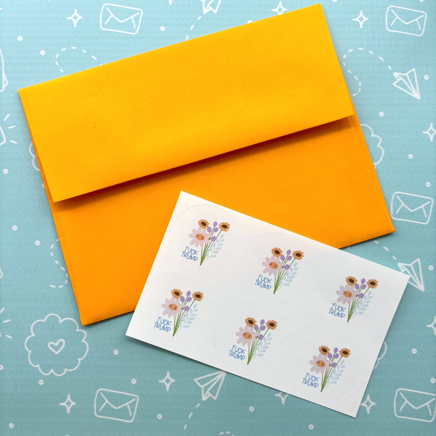 Fuck Trump Stationery Set