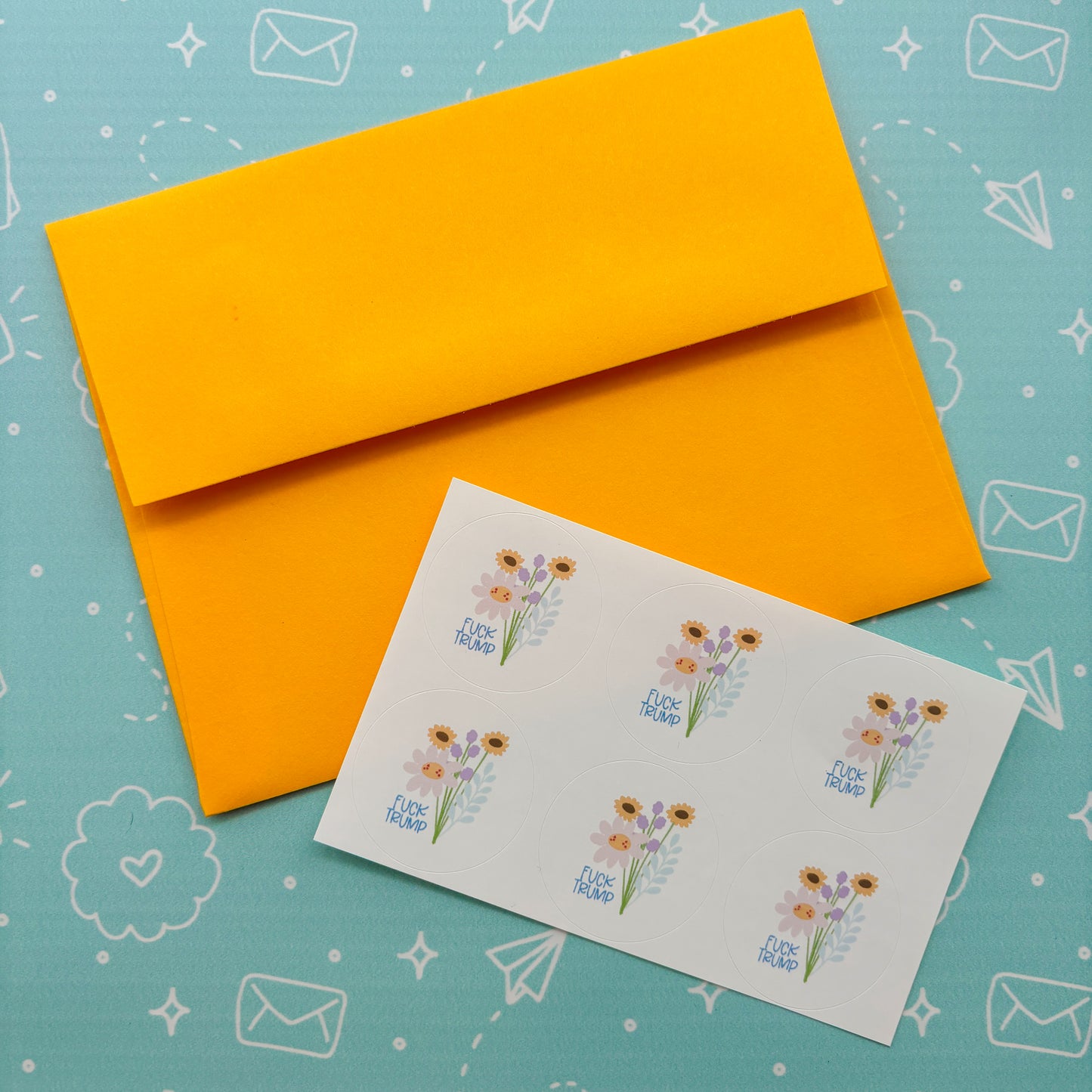 Fuck Trump Stationery Set