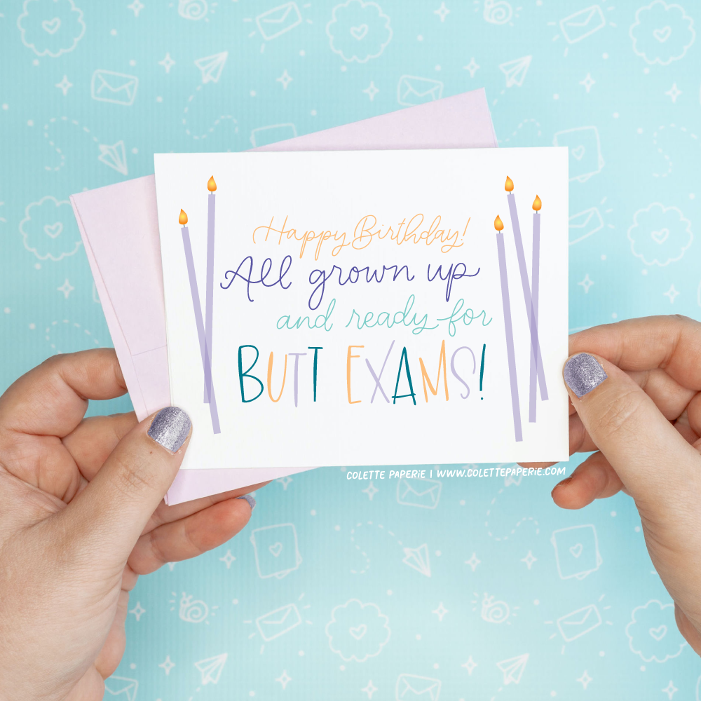 All Grown Up Birthday Greeting Card