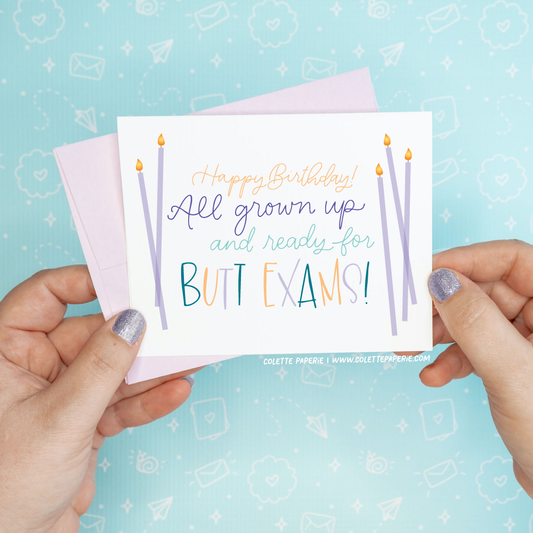 All Grown Up Birthday Greeting Card