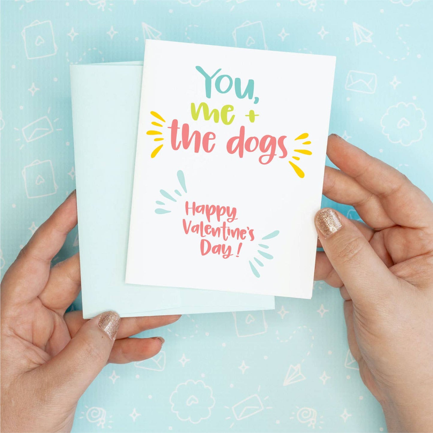 Valentine's Day - The Dogs Funny Greeting Card Colette Paperie Valentine's Day Card stationery funny humorous cincinnati