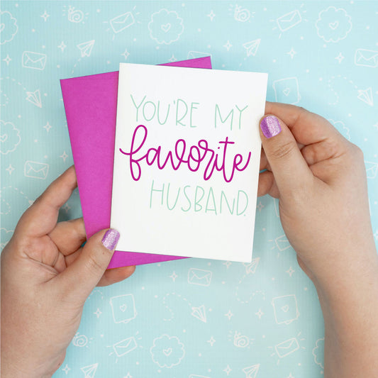 Favorite Husband Greeting Card