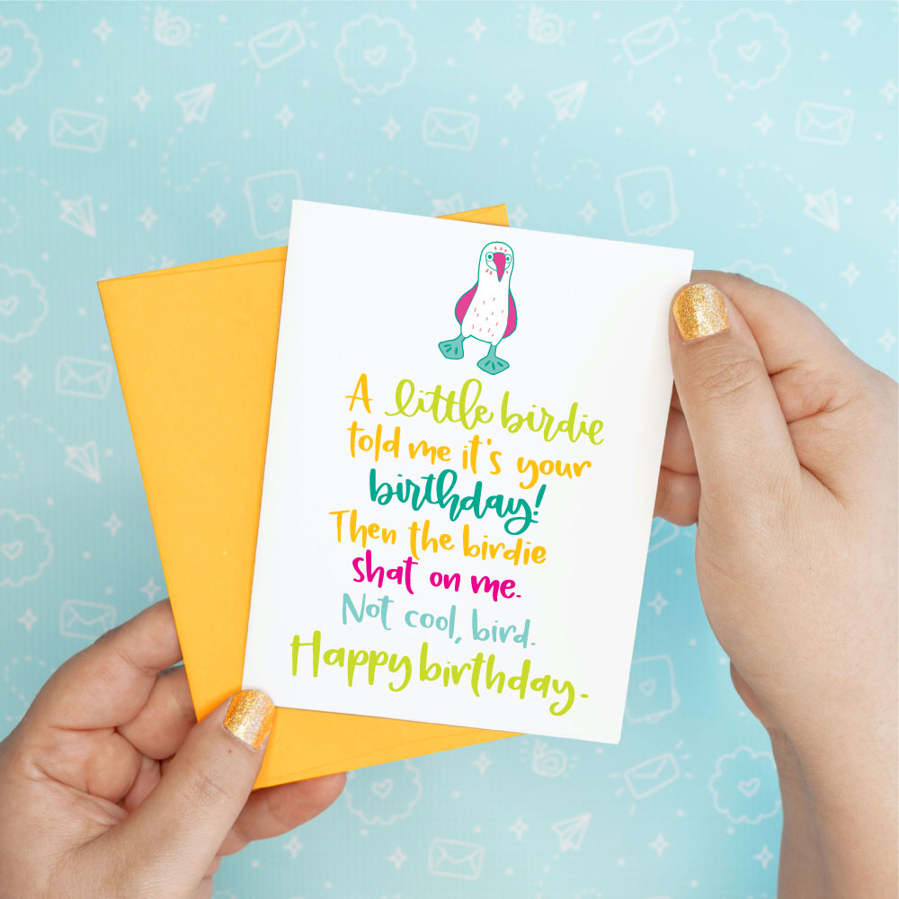 Little Birdie Greeting Card