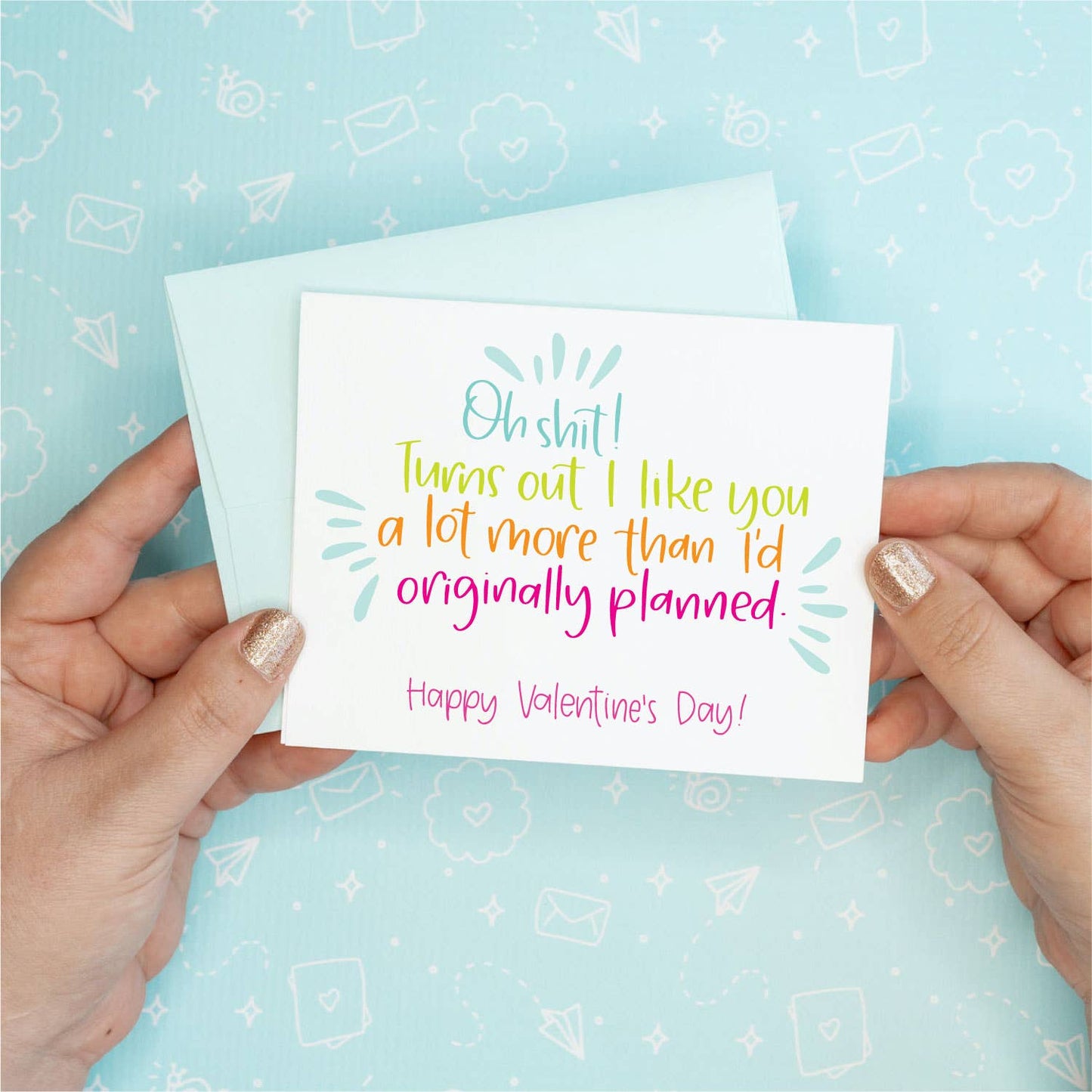Valentine's Day - Originally Planned Funny Greeting Card Colette Paperie Valentine's Day Card stationery funny humorous cincinnati