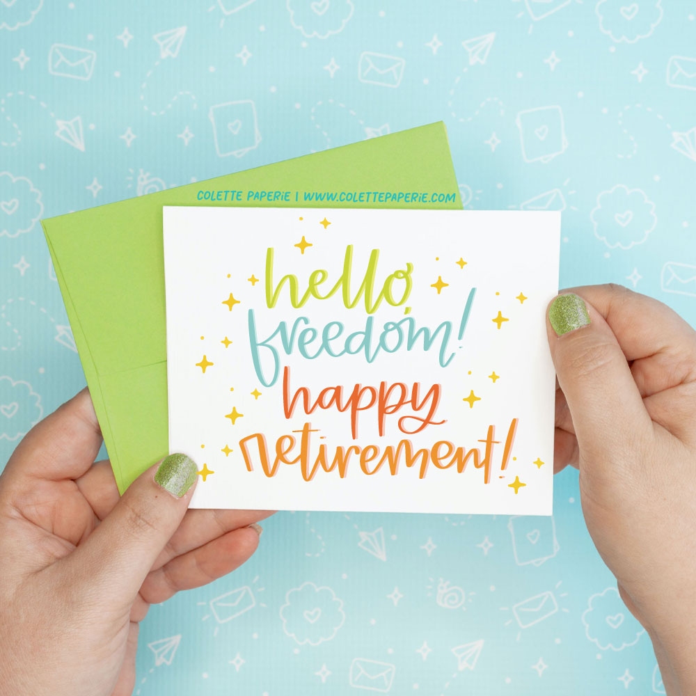 Happy Retirement Greeting Card