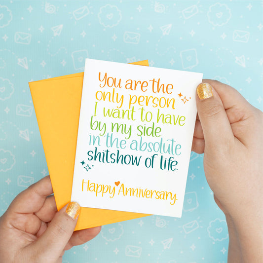 Shitshow Anniversary Greeting Card