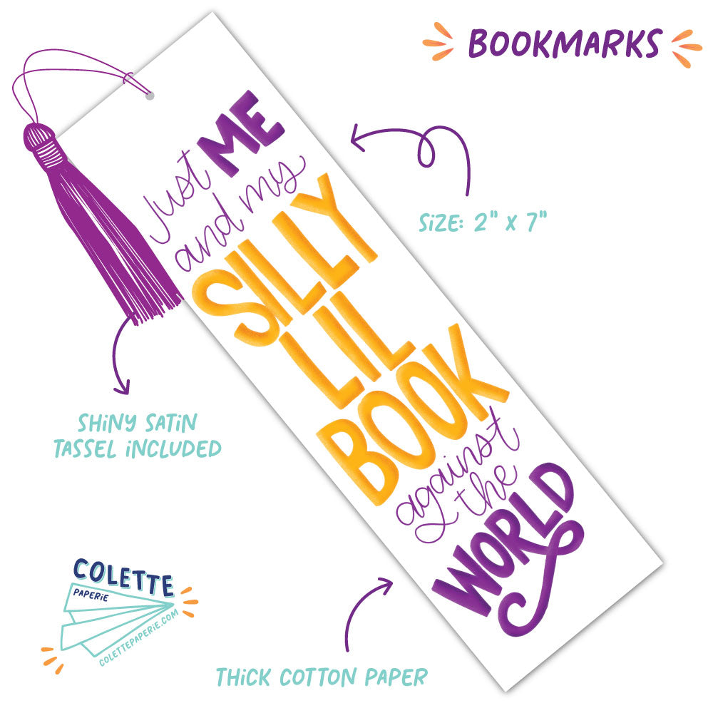 Silly Lil Book - Cute Bookmark