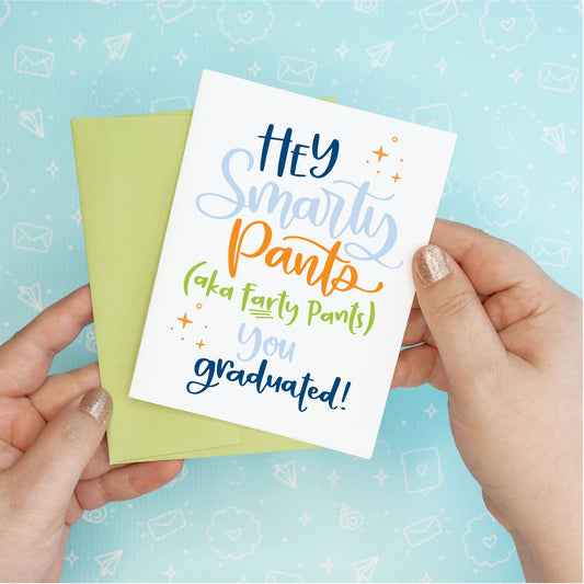Graduation Greeting Card - Smarty Pants