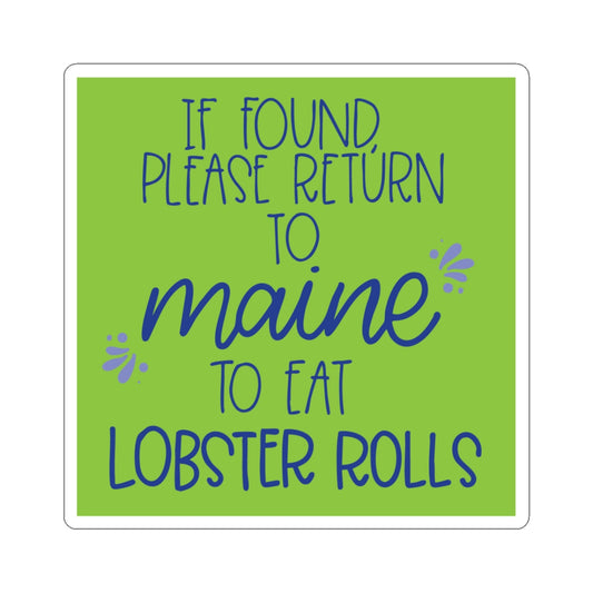 Maine Lobster Rolls Sticker