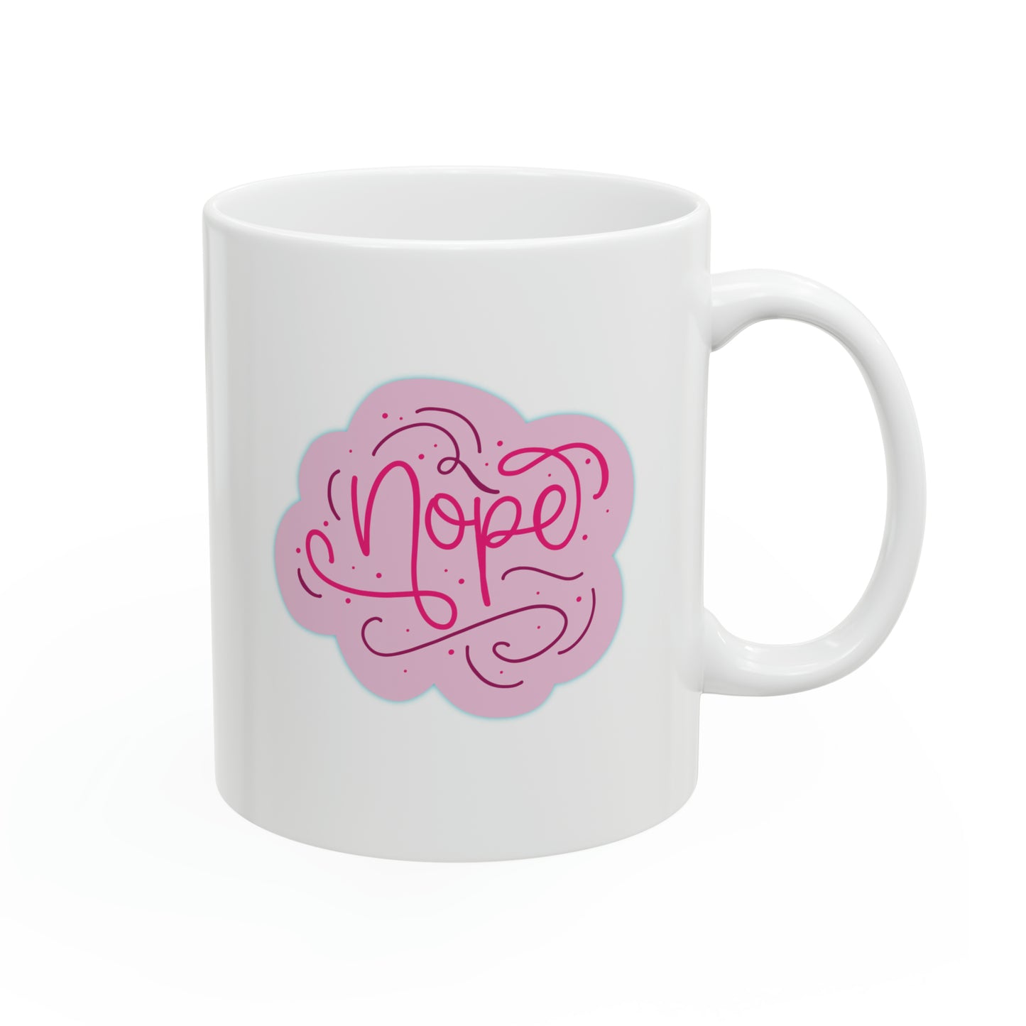 Nope Ceramic Mug, 11oz