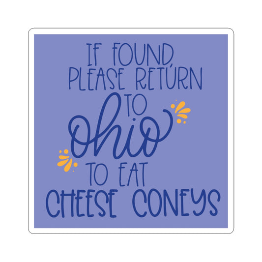 Ohio Cheese Coneys Sticker