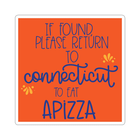 Connecticut Apizza Sticker