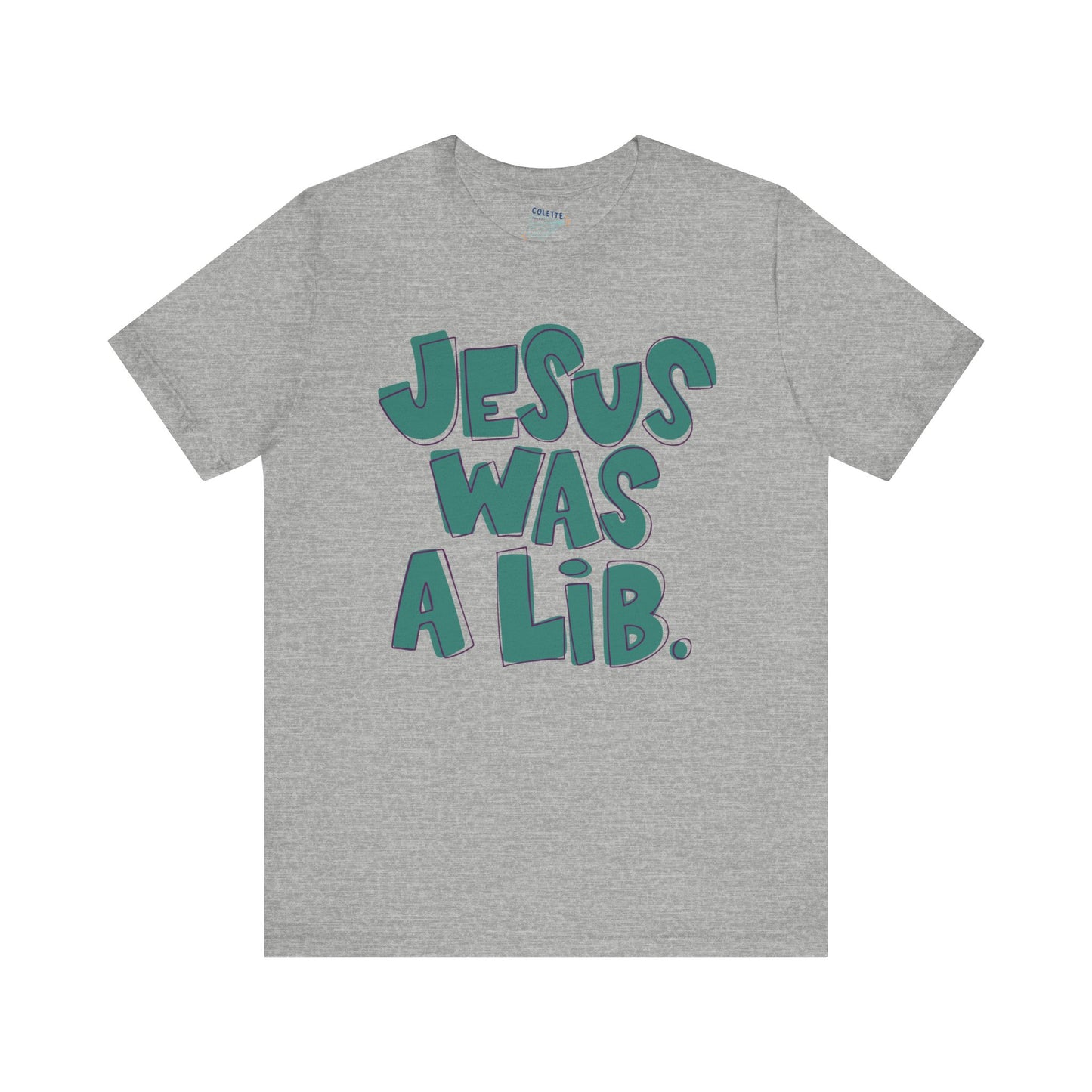 Funny Jesus Liberal T-Shirt Athletic Heather Printify T-Shirt stationery funny humorous cincinnati