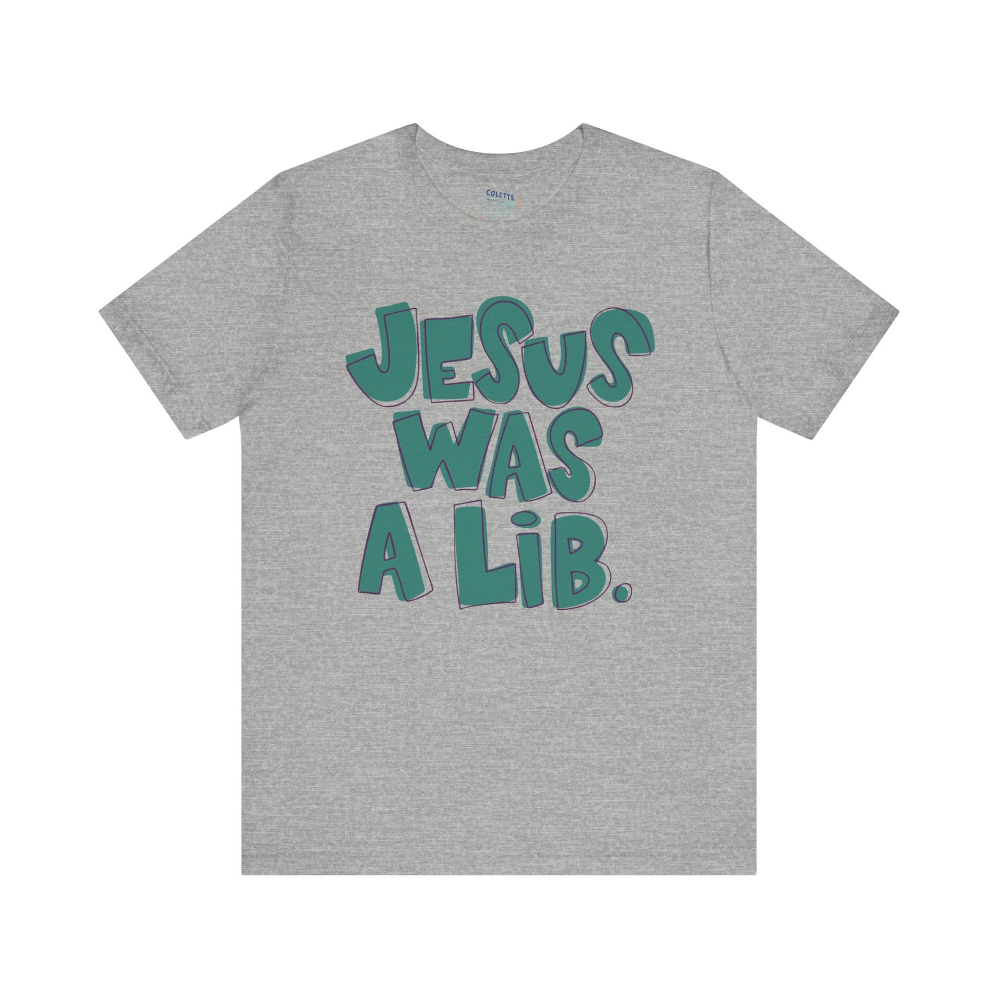 Funny Jesus Liberal T-Shirt Athletic Heather Printify T-Shirt stationery funny humorous cincinnati