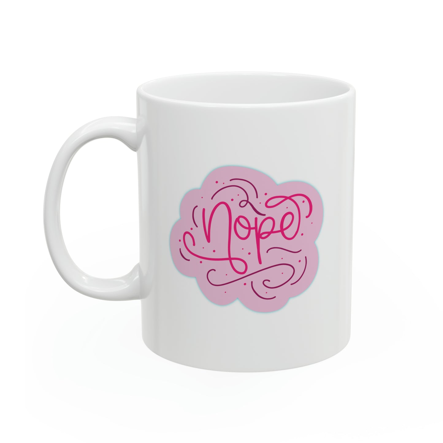 Nope Ceramic Mug, 11oz