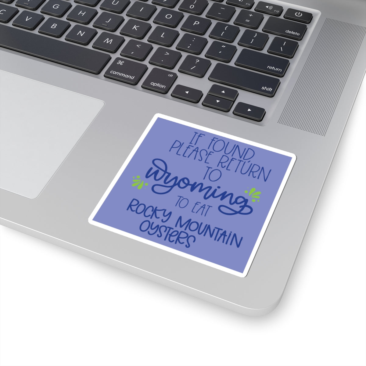 Wyoming Rocky Mountain Oysters Sticker