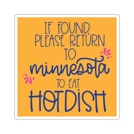 Minnesota Hotdish Sticker