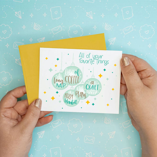 Holiday Christmas - Favorite Things Card