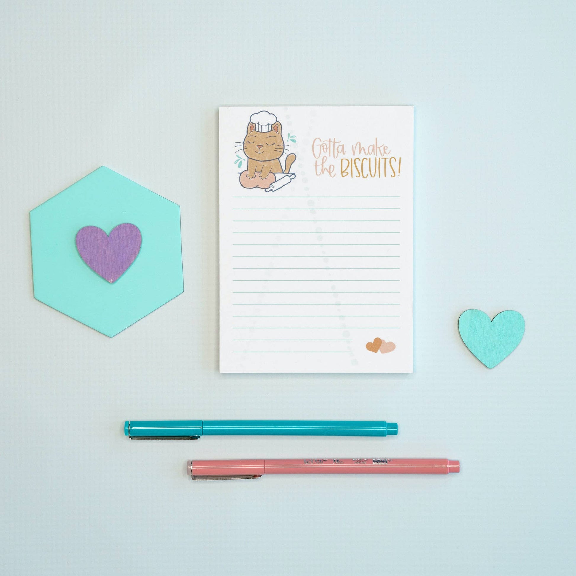 Mini Notepad - Cat Biscuits