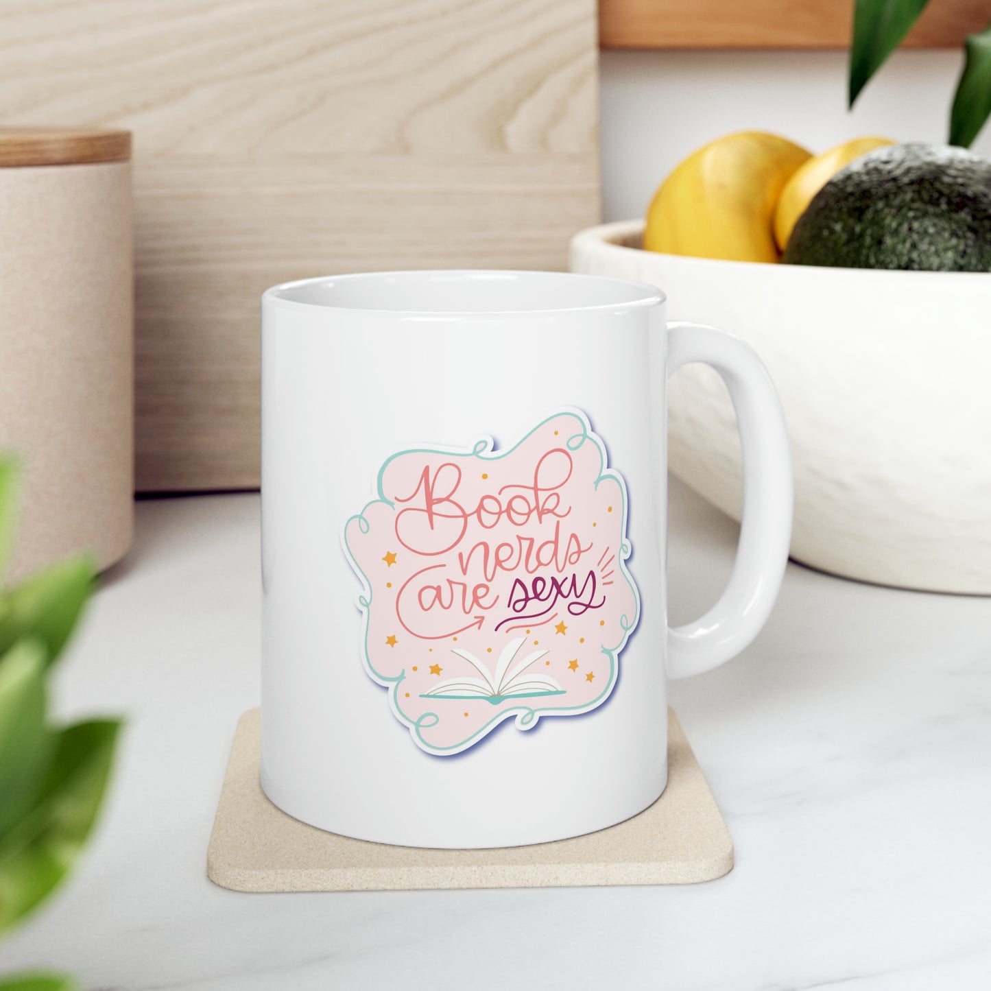 Book Nerds are Sexy Ceramic Mug, 11oz