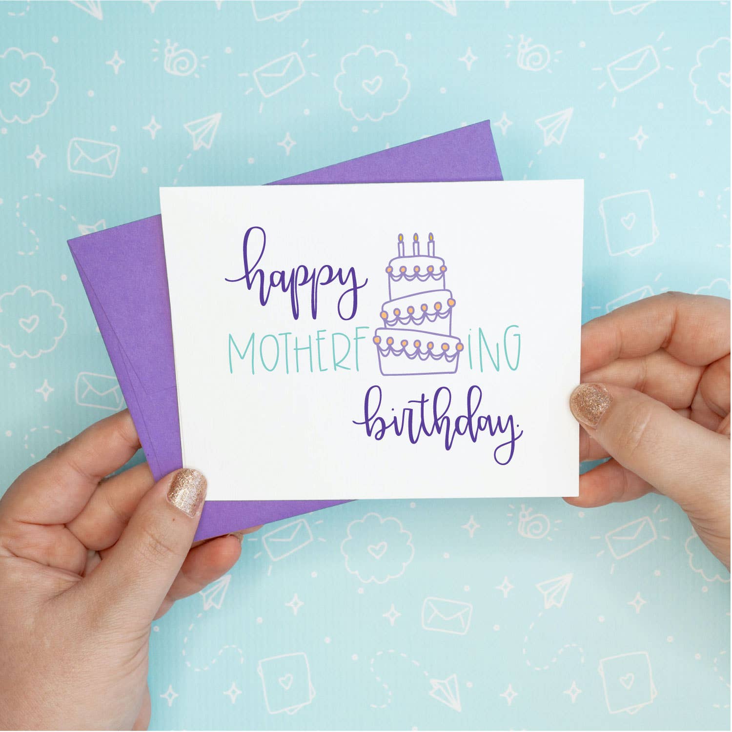 Mother-Candle-ing Birthday Greeting Card