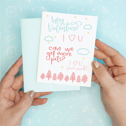 Valentine's Day - More Pets Funny Greeting Card Colette Paperie Valentine's Day Card stationery funny humorous cincinnati