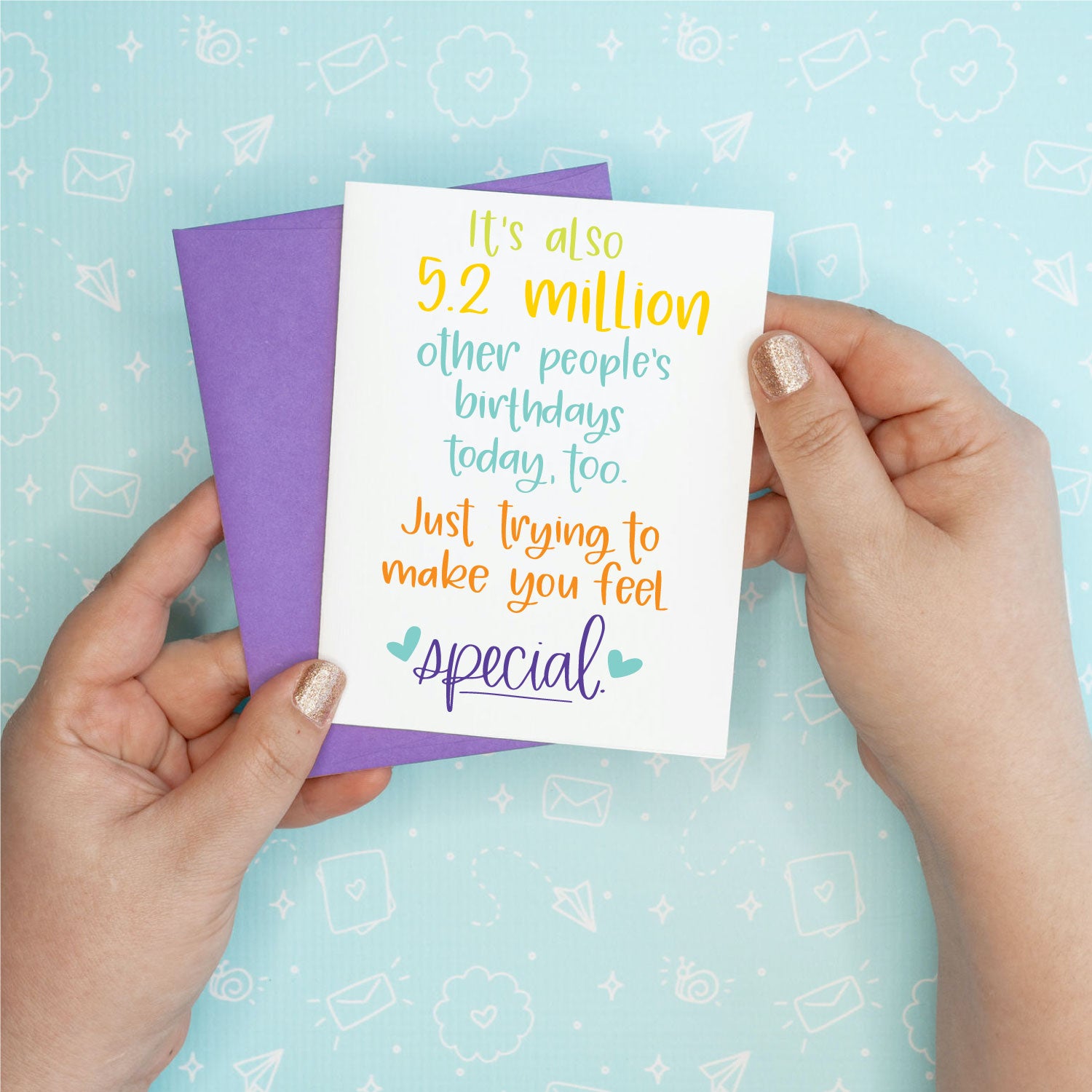 5.2 Million Birthdays - Funny Greeting Card