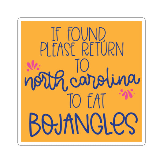 North Carolina Bojangles Sticker