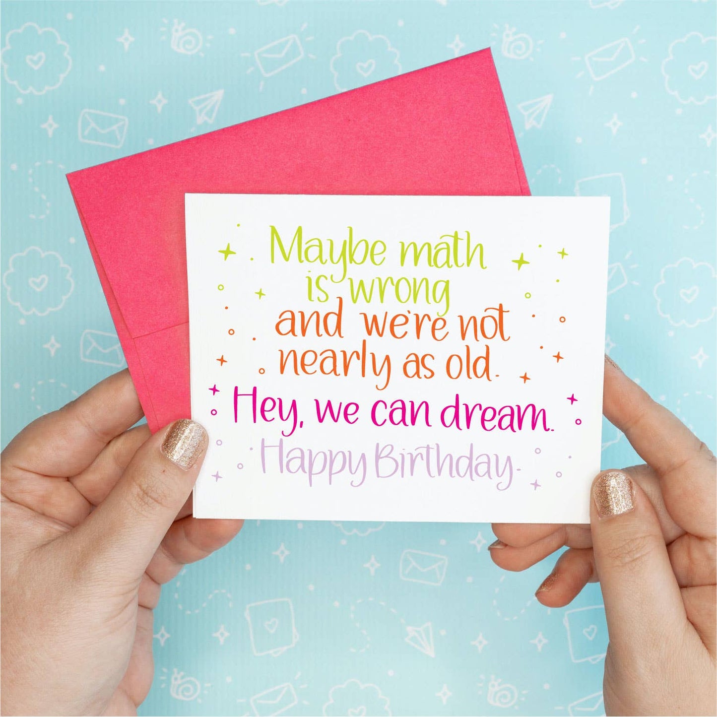 Math is Wrong Birthday Greeting Card