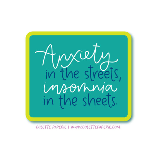 Anxiety in the Streets Sticker