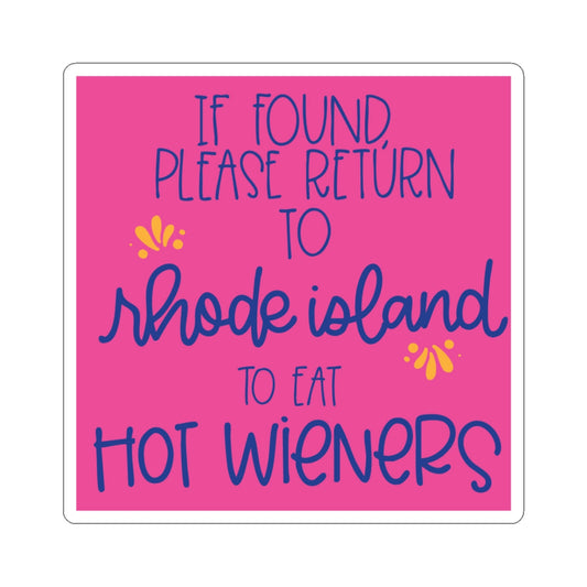 Rhode Island Hot Wieners Sticker