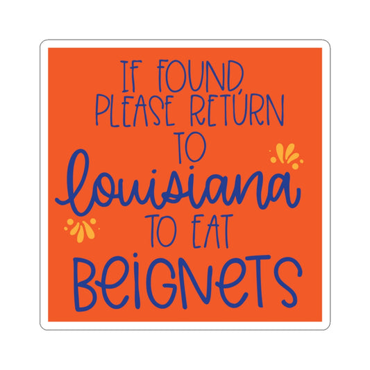 Louisiana Beignets Sticker