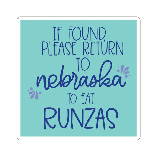 Nebraska Runzas Sticker