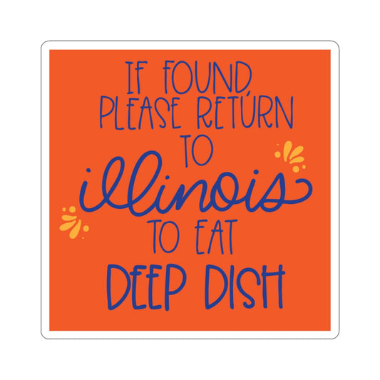 Illinois Deep Dish Sticker