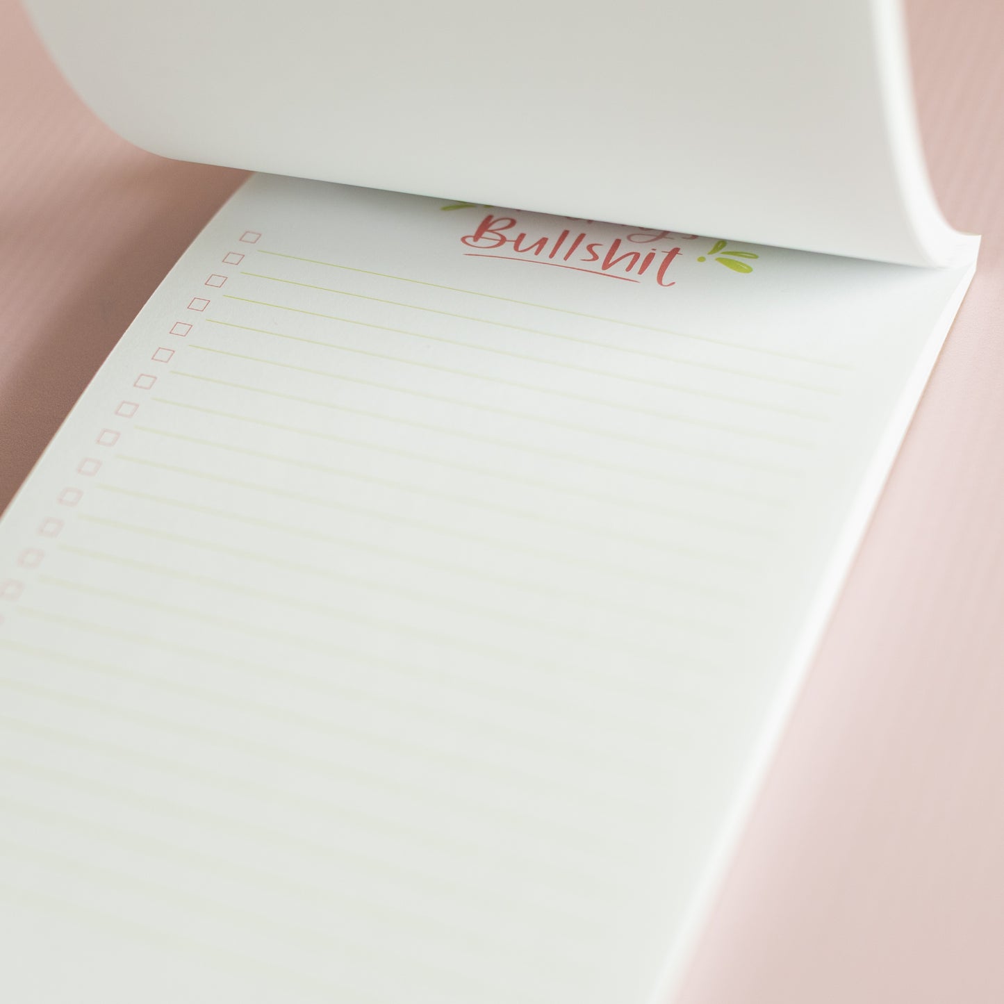 Today's Bullshit Notepad