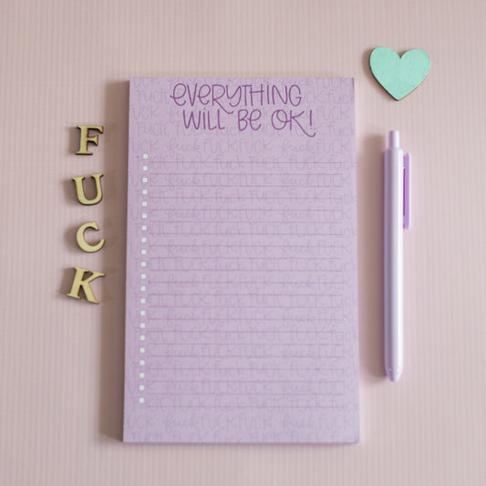 Everything Will Be OK Notepad