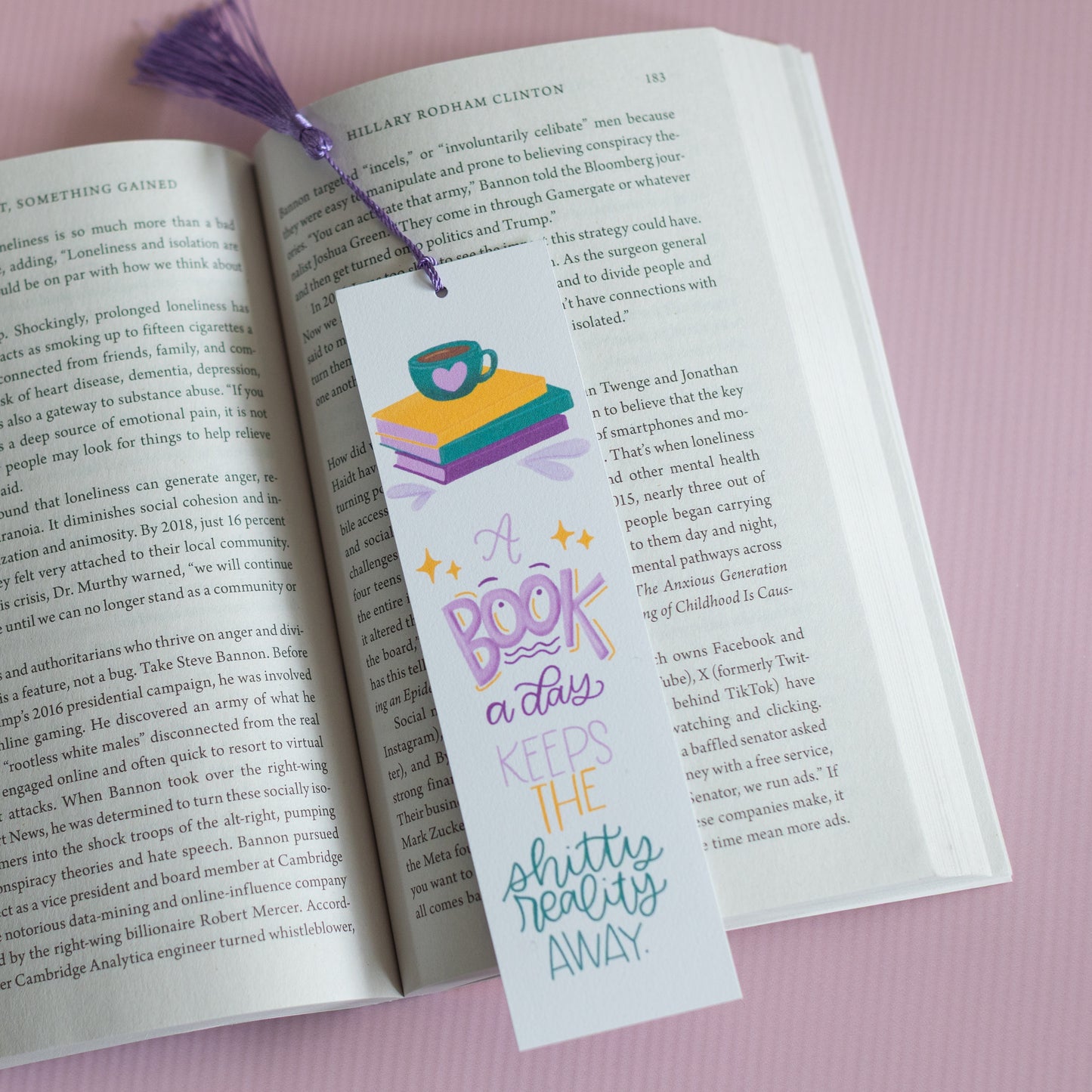 Shitty Reality - Cute Bookmark