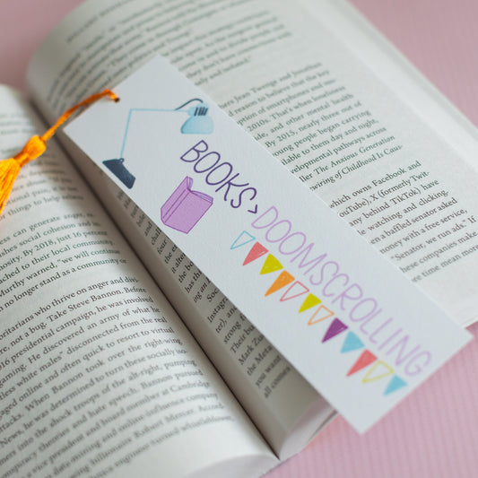 Doomscrolling - Cute Bookmark