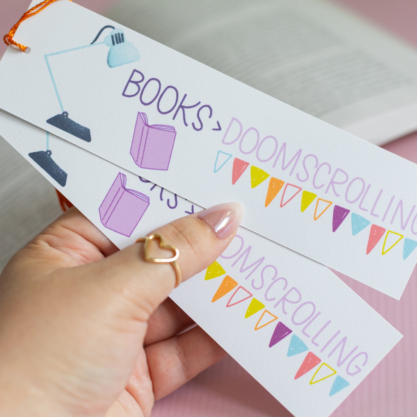 Doomscrolling - Cute Bookmark