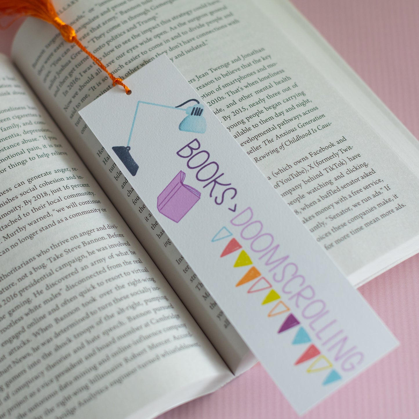 Doomscrolling - Cute Bookmark