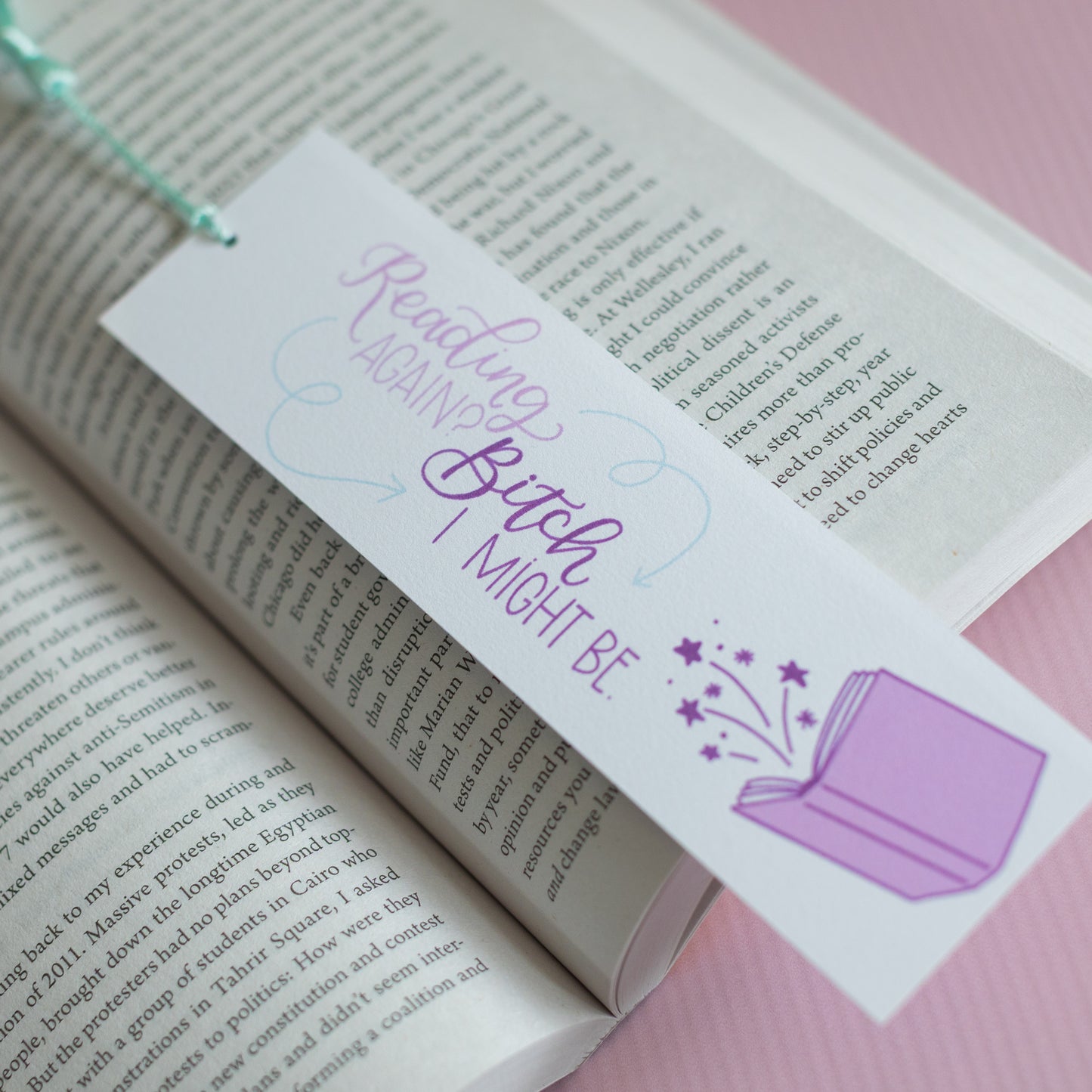 Bitch I Might - Cute Bookmark