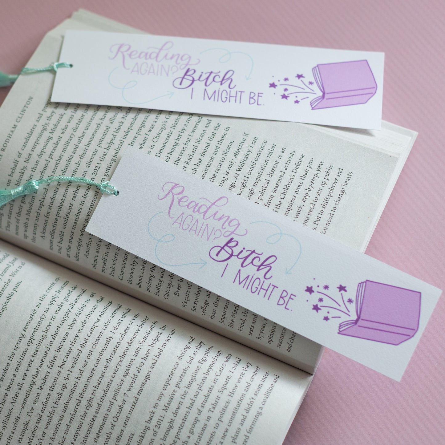 Bitch I Might - Cute Bookmark