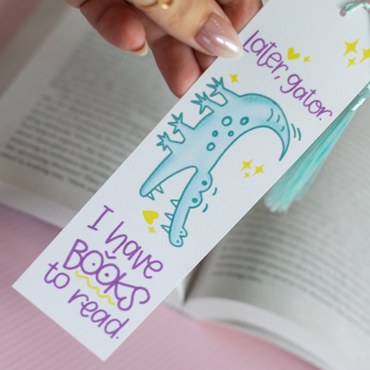 Later Gator - Cute Bookmark